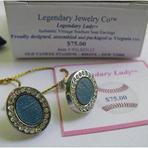 old Yankee Stadium seat Earrings by Legendary Lady™ gift